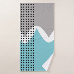 Abstract Wiggles Bath Towel Set