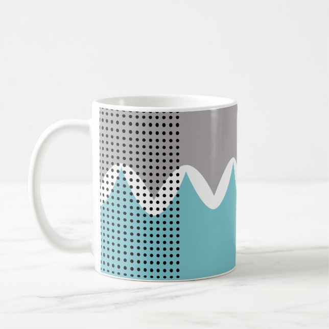 Abstract Wiggles  Coffee Mug (Left)