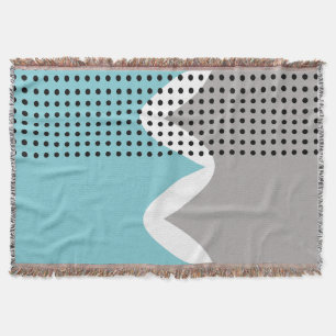 Abstract Wiggles  Throw Blanket