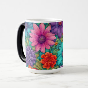 Abstract Wild Flowers #23 - Magic Mug
