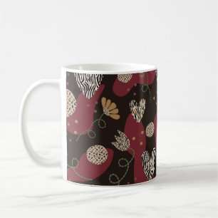 Abstract wild seamless pattern coffee mug