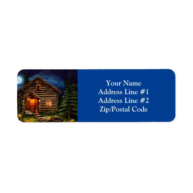 Abstract Wilderness Little Cabin (Front)