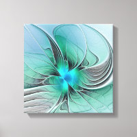 Abstract With Blue, Modern Fractal Art