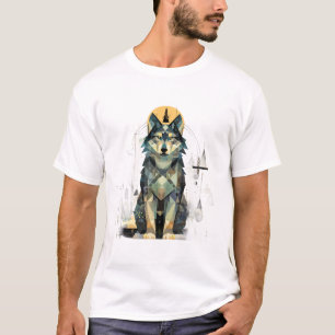Abstract Wolf Forest  T-Shirt