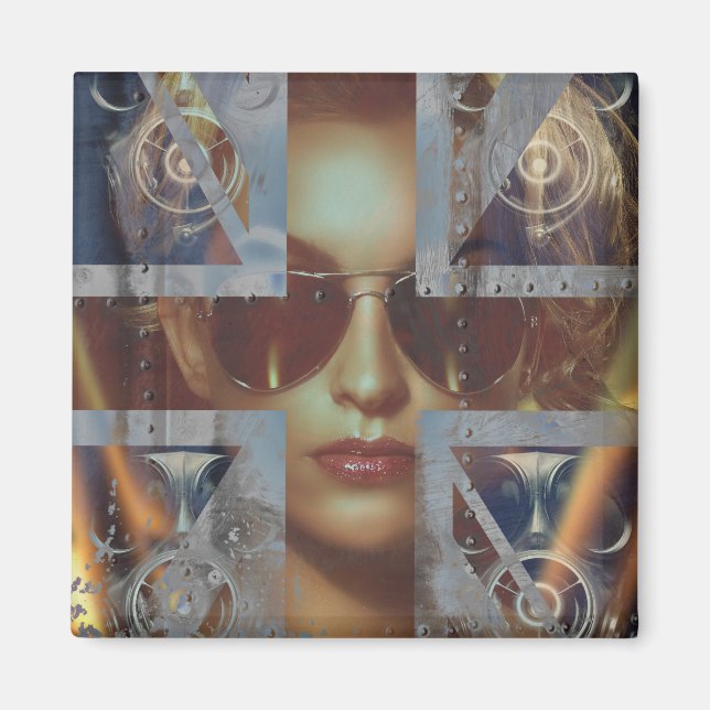 Abstract Woman Magnet (Front)