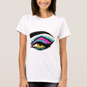 abstract womans eye makeup beauty original pop art T-Shirt