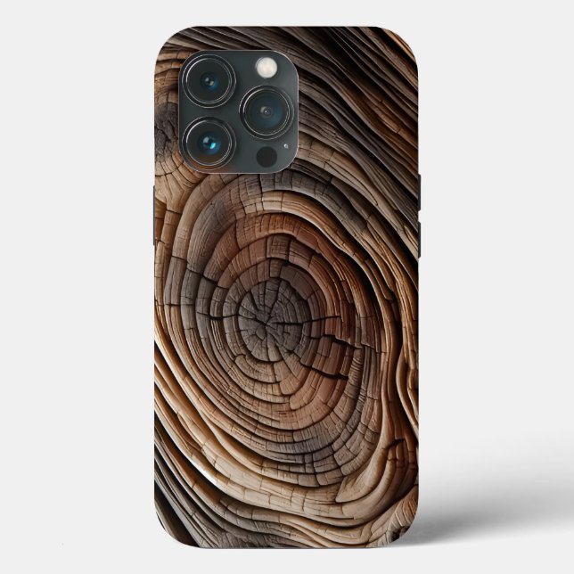 Abstract Wood Art Design Texture Case-Mate iPhone Case (Back)