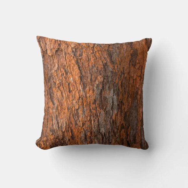 Abstract wood skin texture background. abstract, a throw pillow (Front)