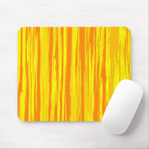 Abstract Wood Texture Orange And Yellow Mouse Pad