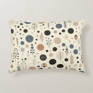 Abstract Woodland Accent Pillow