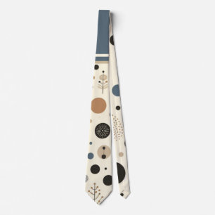 Abstract Woodland Tie