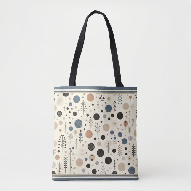 Abstract Woodland Tote Bag (Front)