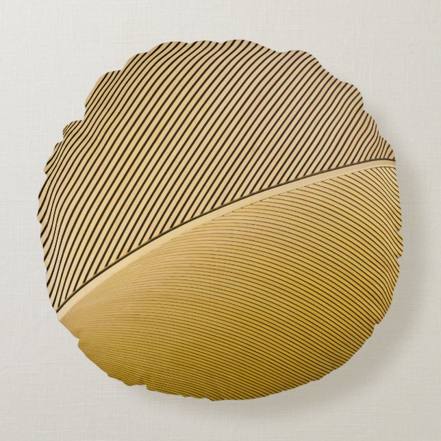 Abstract Wraps 14 Round Pillow (Front)