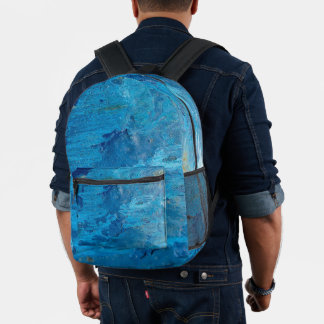 Abstract Wraps 8 Printed Backpack