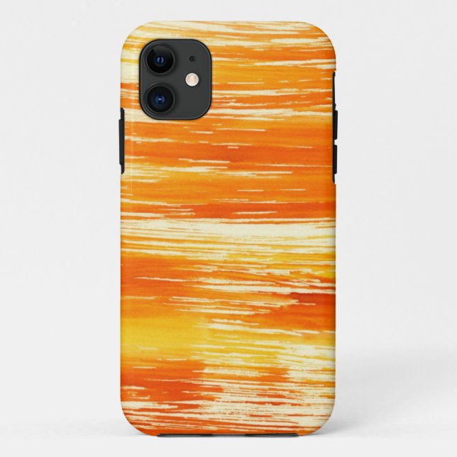 Abstract yellow background from watercolor Case-Mate iPhone case (Back)