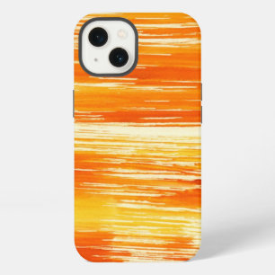 Abstract yellow background from watercolor iPhone 13 case