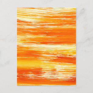 Abstract yellow background from watercolor postcard