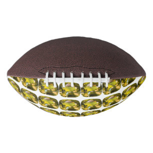 Abstract Yellow Pattern Football