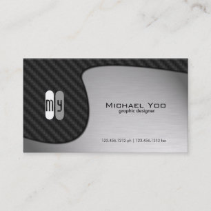 Abstract Yin Yang Graphic Design Business Card