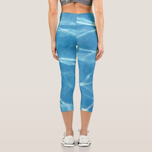 Abstract | Zazzle_Growshop. Capri Leggings (Back)