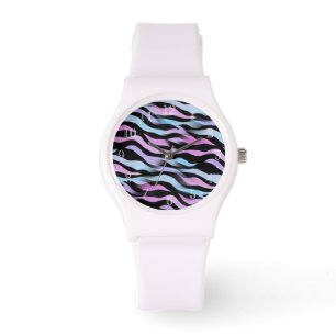Abstract Zebra Stripes Watch