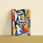 Abstract Zen Cubist Canvas Print<br><div class="desc">The Abstract Zen Cubist Canvas Print is fully customizable and unique to hang on home and office walls. Designed by Norman Reutter.</div>