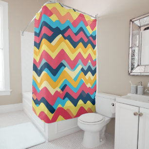 Abstract Zigzag Wavy colours