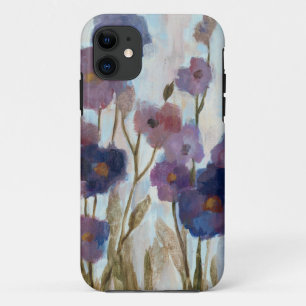 Abstracted Florals In Purple iPhone 11 Case