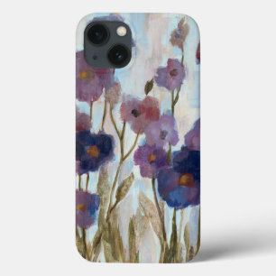 Abstracted Florals In Purple iPhone 13 Case