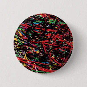 Abstractia 2 Inch Round Button