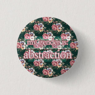 abstraction 1 inch round button