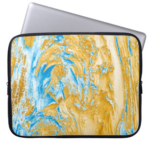 Abstraction: image in beautiful colours, in soft b laptop sleeve