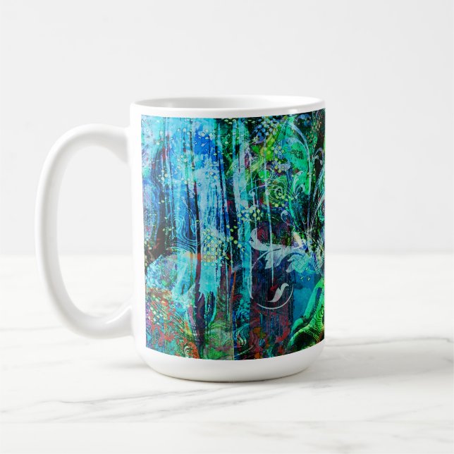  ABSTRACTION  ORGANIC TEXTURE Mug (Left)