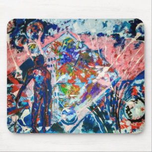 abstraction, space, universe, aliens mouse pad