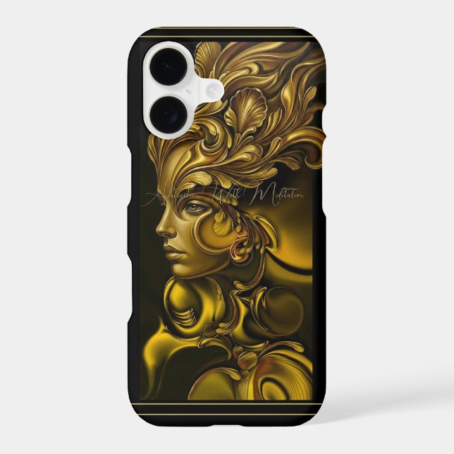 "Abstraction With Meditation", iPhone 17 Case (Back)