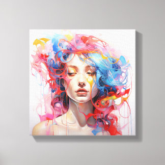 Abstractipop1 Canvas Print