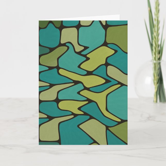 Abstractly Designed Card (Front)