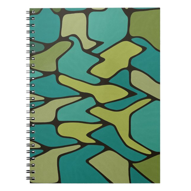 Abstractly Designed Notebook (Front)