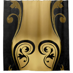 Abstracts featuring Gold accents on Black & White