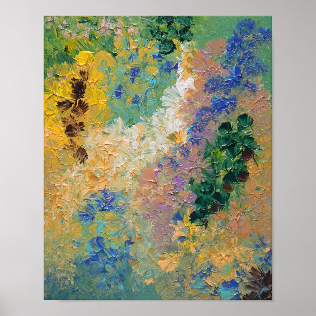 Abstrait 52 - Poster redimensionnable (Devant)