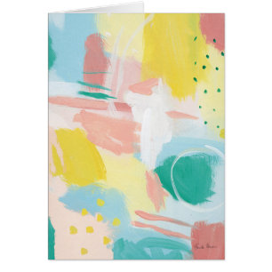 Abstrait à visage frais - Couleurs printanières