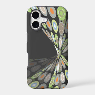 Abstrait artistique Twist numérique papillon vert