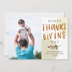 Abstrait Automne Couleurs Photo Carte Thanksgiving