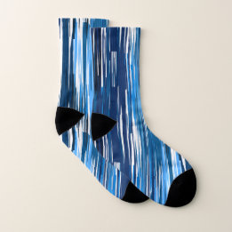 Abstrait Bleu et Blanc