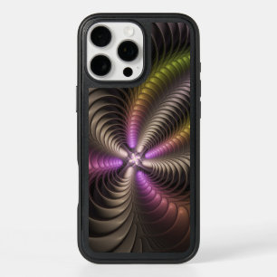 Abstrait brillant Trippy coloré 3D Fractal Art
