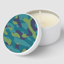 Abstrait Camo Bleu Vert et Sarcelle