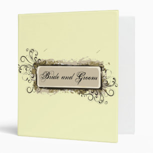 Abstrait Classeur Mariage floral