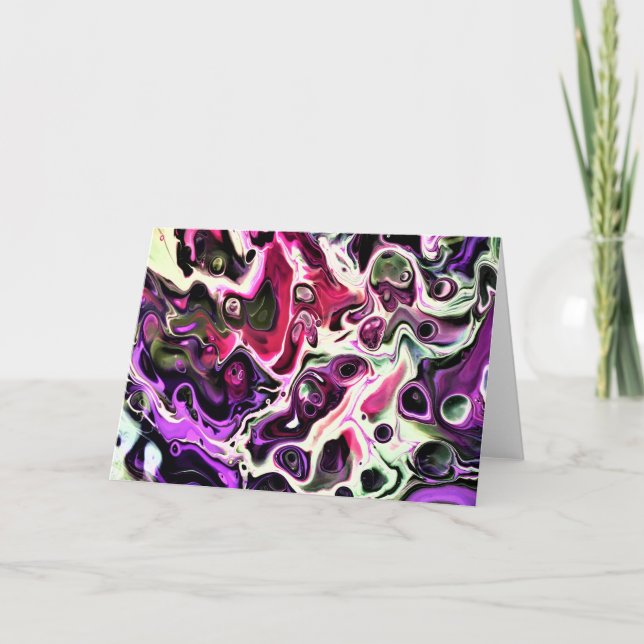 Abstrait Color Study 197, carte (Devant)