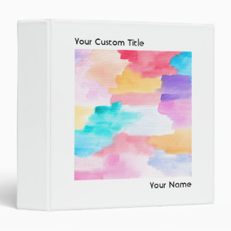 Abstrait coloré classeur de texture d'aquarelle