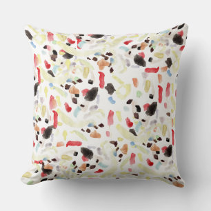 Abstrait coloré moderne Coussin d'accentuation d'i